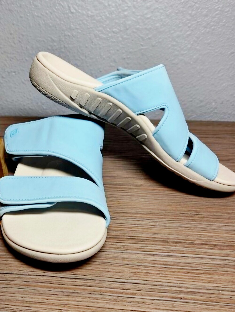 Spenco Kholo Nuevo Light Blue Adjustable Slide Sandal – Size: 7.5 Women's NEW!!!